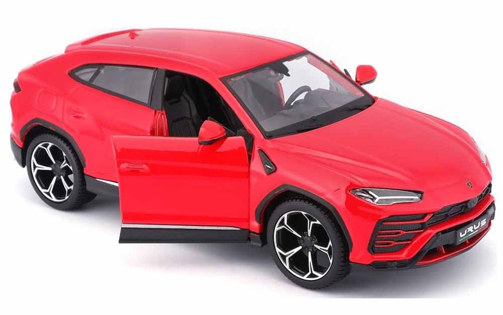 Maisto - 1/25 Scale Model Compatible with Lamborghini Urus Replica Miniature Model 2018 (Red) - Adult