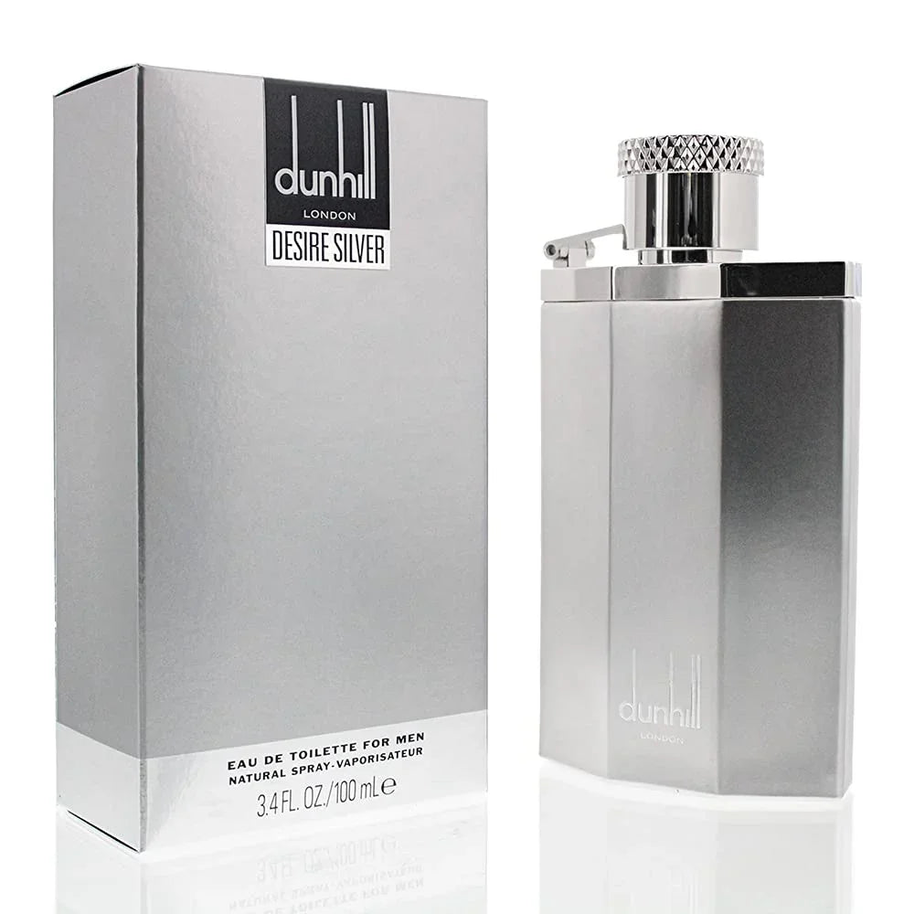 Dunhill Silver by Alfred Dunhill for Men - 100 ml (3.4 oz) Eau de Toilette Spray (Retail Pack) - Jaiman Toys
