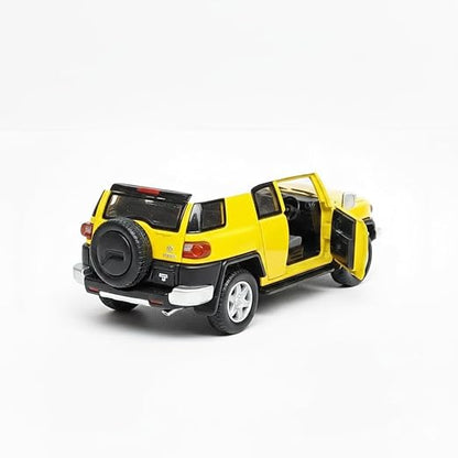 MSZ 1:36 Toyota FJ Cruiser Yellow Die-Cast Pull-Back Model Car