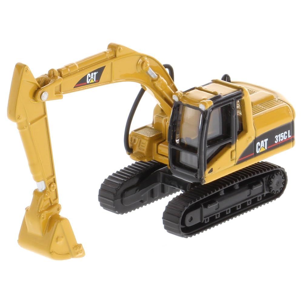 Diecast Masters 1:87 HO Scale Cat 315C L Hydraulic Excavator 84400 Officially Licensed Diecast Construction Vehicle Model from the Real Replicas Series for Collectors