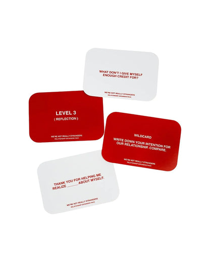 We’re Not Really Strangers Expansion Pack – Add-On Card Deck for Deeper Conversations - Jaiman Toys