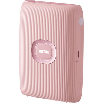 Fujifilm Instax Mini Link 2 Smartphone Printer + 20 Shot Films + 1x Instax Printer Protective PU Leather Case + 1x Instax Photo Storage Box (Mini Link 2, Pink)