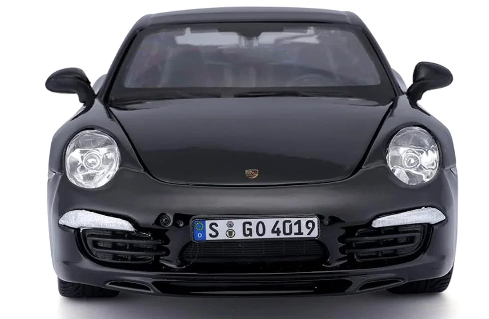 Bburago 1:24 Scale Die‑Cast Model – 2013 Porsche 911 Carrera S (991) in Black - Jaiman Toys