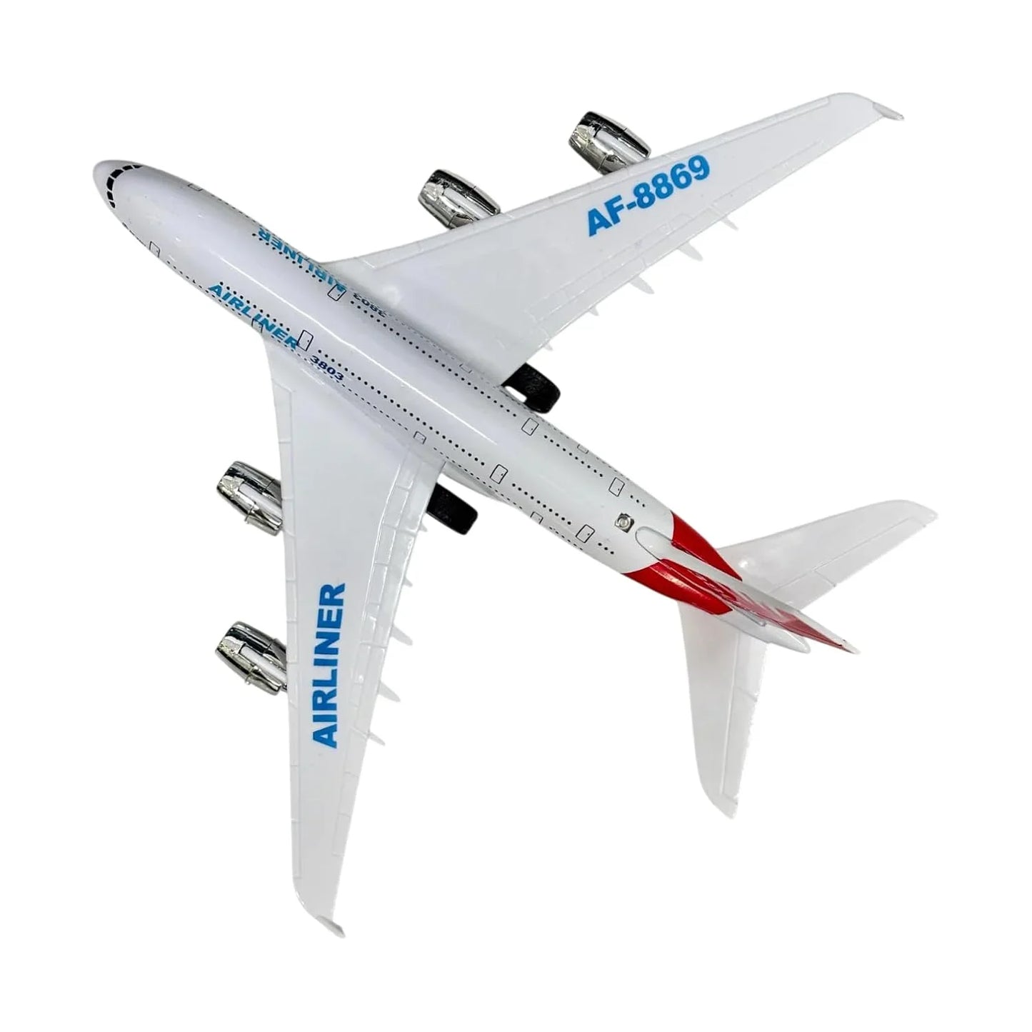 Airplane! 1:400 Scale Die-Cast Airliner – Pullback Toy Plane with Lights & Sounds | Premium Collectible Model - Jaiman Toys