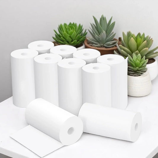 Thermal Paper - 10 Paper Rolls for Kids Instant Print Camera, HD Printing Receipt Paper - Jaiman Toys