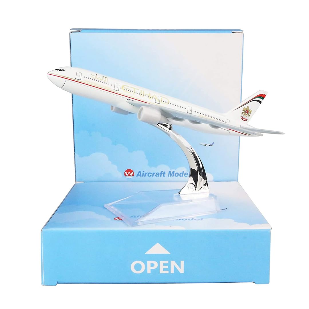 Breatoi Die-Cast Aircraft Model Collection (16 cm) with Display Stand – International Airline Jet Showpieces