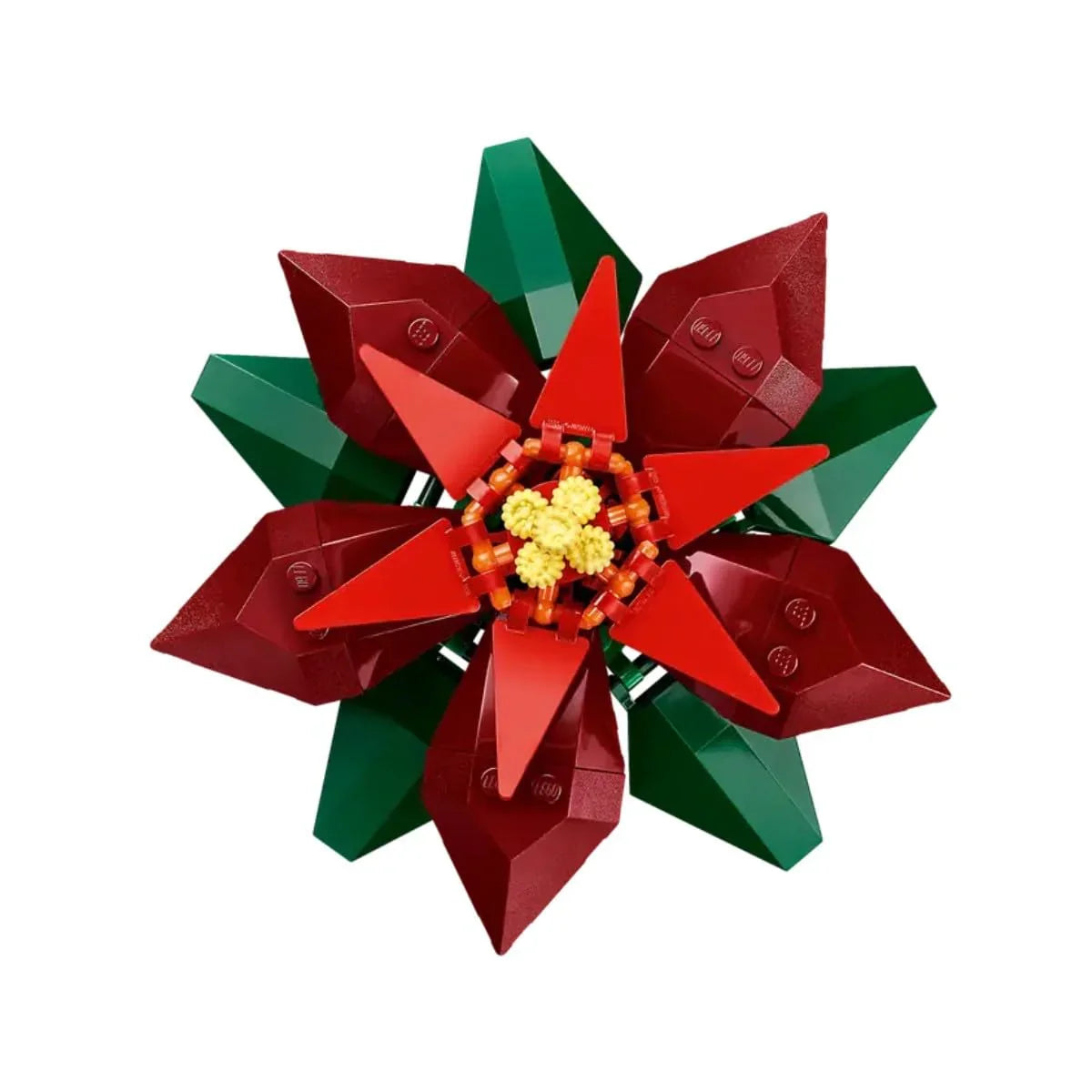 LEGO 10370 Icons Poinsettia Plant Decor Building Set (608 Pieces)-Botanical Collection