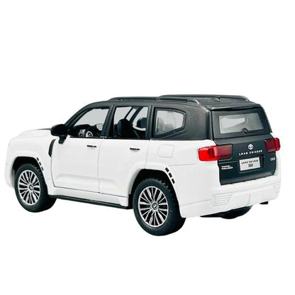 1:32 Toyota Land Cruiser LC300 Diecast Metal Model Car – Pull Back Toy with Openable Doors, Light & Sound (Multicolor) - Jaiman Toys