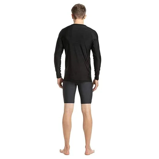 Speedo Men’s Endurance 10 Long Sleeve Suntop | UV Protection & Chlorine-Resistant Swimwear - Jaiman Toys