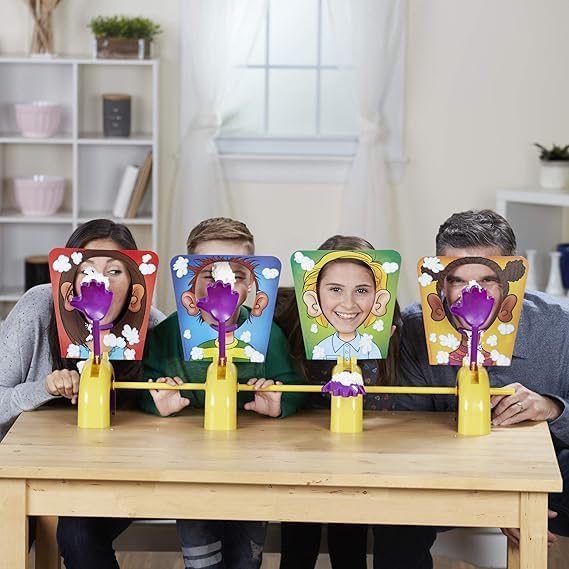 Pie Face Squirty Face Game for Kids & Adults – Funny Family Party Board Game for Ages 5+