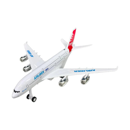 Airplane! 1:400 Scale Die-Cast Airliner – Pullback Toy Plane with Lights & Sounds | Premium Collectible Model - Jaiman Toys