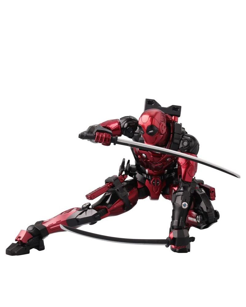 Deadpool MK2 Fighting Armor Action Figure – 1/12 Scale Armored Superhero Collectible Figure with Weapons- 15CM