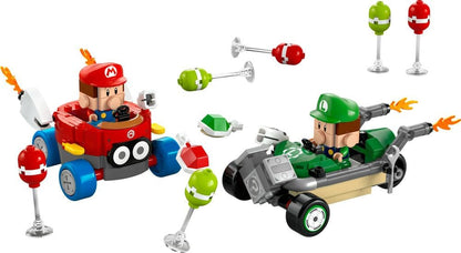 LEGO 72034 Super Mario Baby Mario vs Baby Luigi Mario Kart Set – 321 Pieces Racing Building Kit