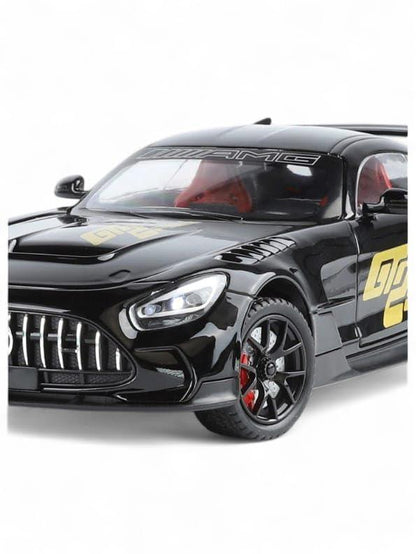 Mercedes-Benz AMG GT Racing Die-Cast Toy Car Model – Alloy Metal Pull Back Car with Light & Sound - Jaiman Toys