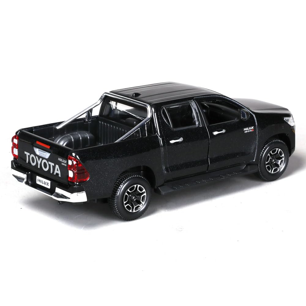 Maisto Toyota Hilux 1:27 Die-Cast Model Pickup Truck | Collector's Collection | Black