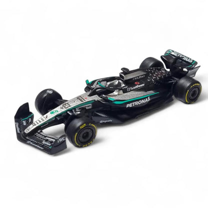 Bburago 1:64 Scale Mercedes-AMG F1 W16 E Performance #63 George Russell 2025 Diecast Formula One Racing Car Model