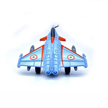 Centy Fly High Press & Go RFL Fighter Sky Blue Jet Toy Aircraft | Friction Powered Military Jet for Kids 3+ | BGX