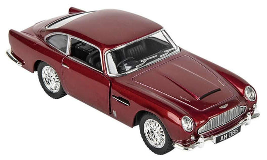 KiNSMART Aston Martin DB5 – 1:38 Scale Die-Cast Pullback Model Car – Collectible Toy Car - Red - Jaiman Toys