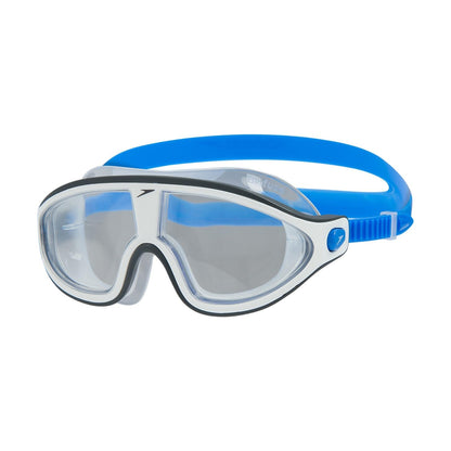 Speedo Rift Smoke Lens Swim Goggles – Unisex Adult Anti-Fog UV Protection Wide Vision Swimming Mask Goggles