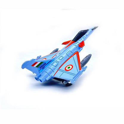 Centy Fly High Press & Go RFL Fighter Sky Blue Jet Toy Aircraft | Friction Powered Military Jet for Kids 3+ | BGX