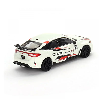 Mini GT  1:64 Scale BMW i7 xDrive60 Tanzanite Blue + The Honda Civic Type R 2023 for Honda Thanks Day Vietnam Die-Cast Model Cars| Duo Set