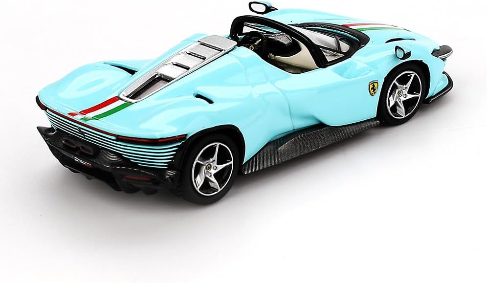 BBR Models 1:64 Ferrari Daytona SP3 Light Blue Limited Edition Die-Cast Model Car