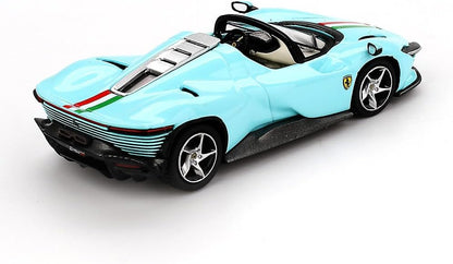 BBR Models 1:64 Ferrari Daytona SP3 Light Blue Limited Edition Die-Cast Model Car