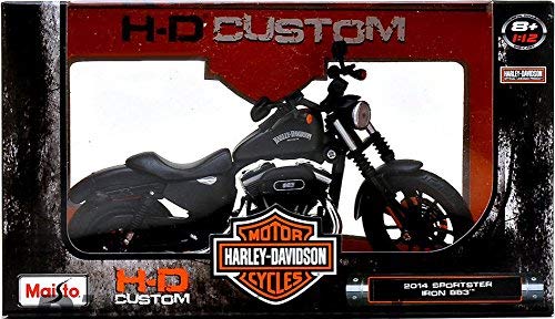 Maisto 2014 Harley-Davidson Sportster Iron 883 1:12 Die-Cast Motorcycle Model