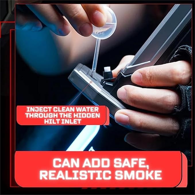 Sparkblade LED Sword with Smoke & Spark Effects – 7-Color Light Katana with Sound FX | Anime Cosplay Prop