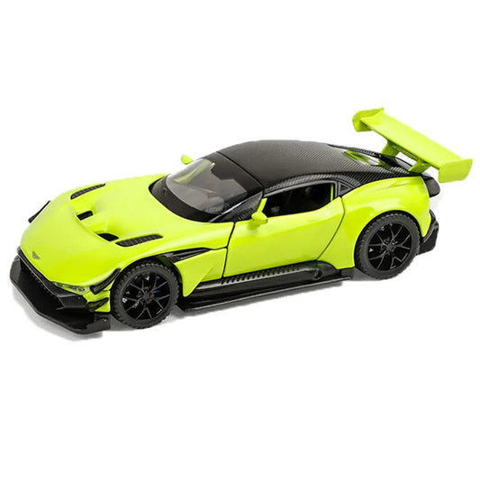 JOY JUNCTION Aston Martin Vulcan 1:32 Scale Alloy Metal Pullback Die-Cast Car – Lights, Engine Sound & Openable Doors - Jaiman Toys
