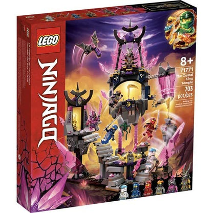 LEGO NINJAGO The Crystal King Temple 71771 Building Kit (703 Pieces)