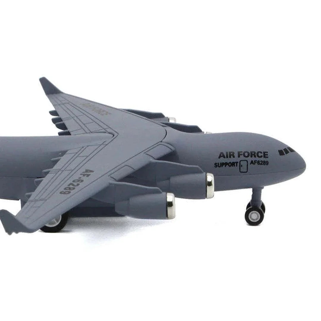 Airplane 1:400 Scale Twin-Engine Jet Fighter Model with Light & Sound – Premium Die-Cast Metal Collectible (F-16 Type) - Jaiman Toys