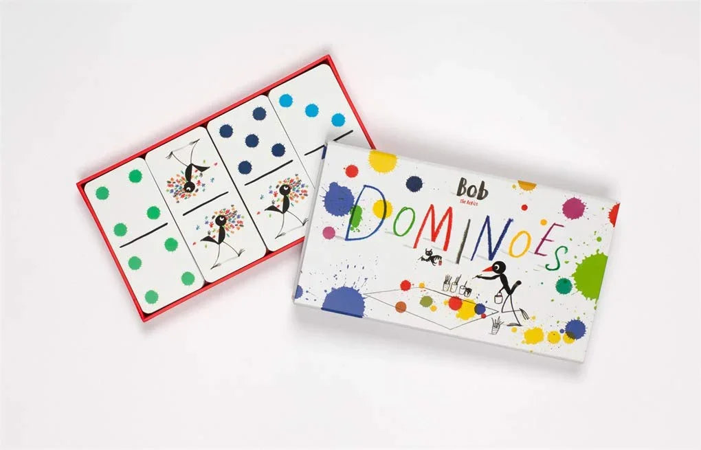 Bob the Artist Dominoes – Colorful Matching Game for Kids & Families - Jaiman Toys