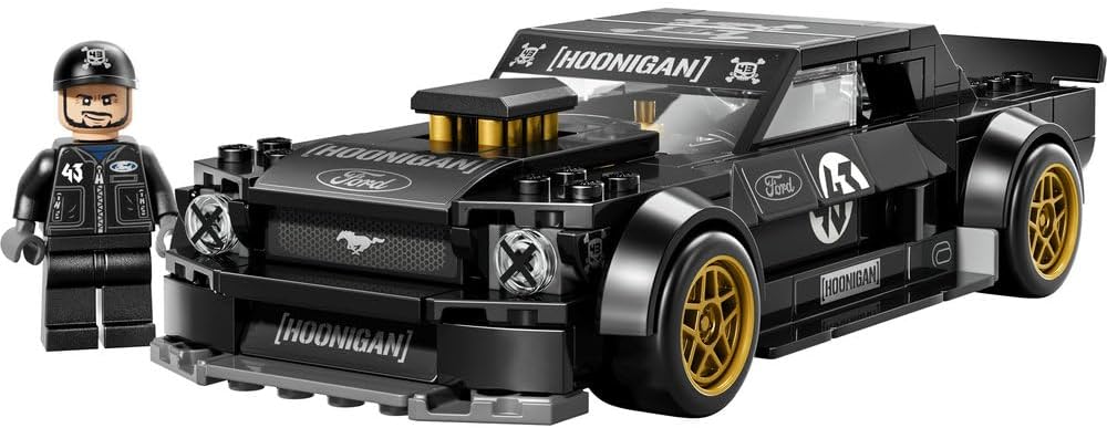LEGO 77262 Speed Champions Ken Block's 1965 Ford Mustang Hoonicorn RTR V1 Building Set | 345 Pieces | Collectible Drift Car