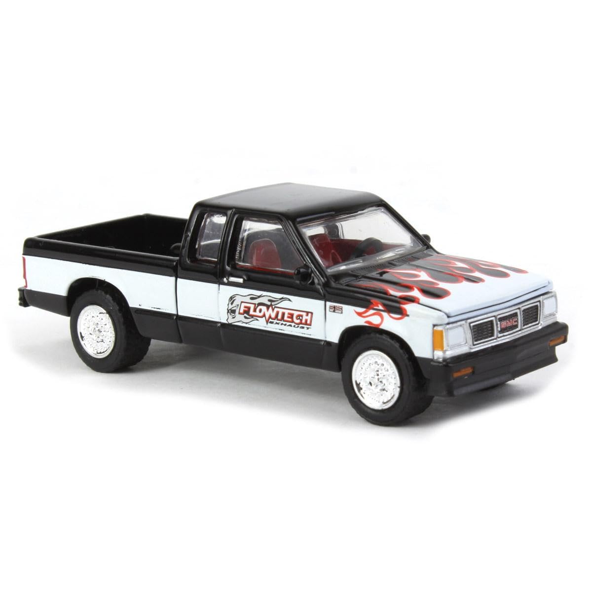 GreenLight 1:64 1990 GMC S-15 Sierra Pickup 1:64 Diecast – Flowtech Exhaust