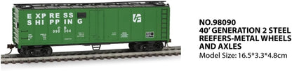 HANFLY 66150 US UP-20 Diesel Locomotive HO 1:87 Electric Train Set with Metal Track