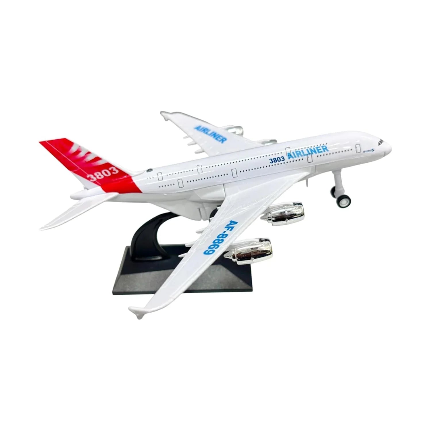 Airplane! 1:400 Scale Die-Cast Airliner – Pullback Toy Plane with Lights & Sounds | Premium Collectible Model - Jaiman Toys