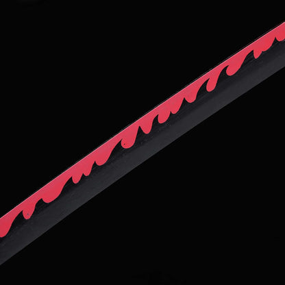 Demon Slayer Mitsuri Kanroji Sword – Love Hashira Wooden Katana | Anime Cosplay Samurai Sword for Kids & Collectors (Pink & Aqua Handle, 104cm)