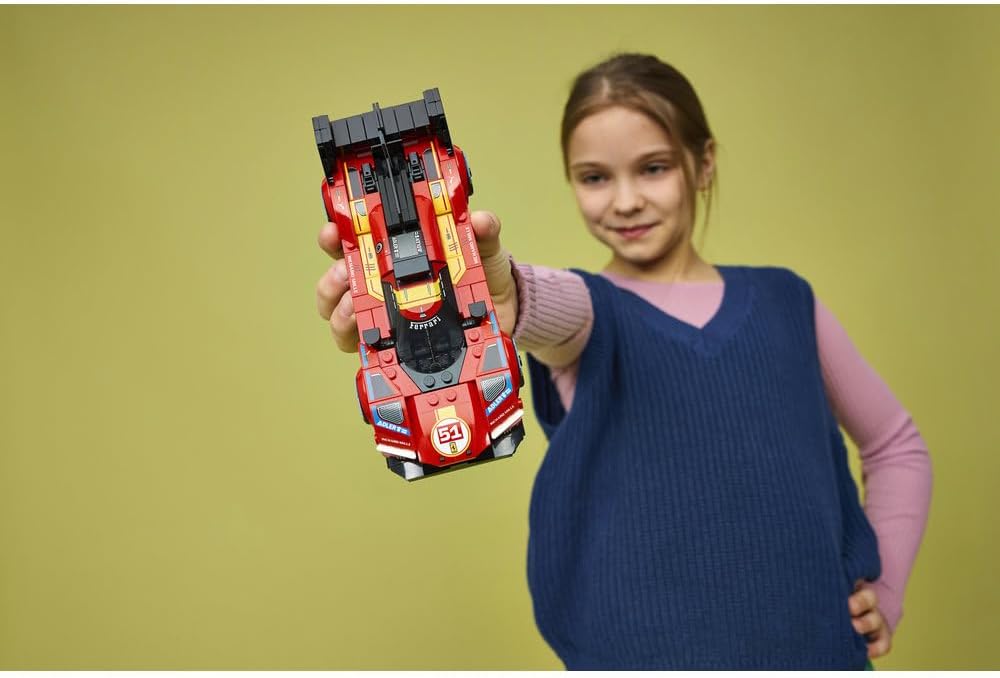 LEGO 77261 Speed Champions Ferrari 499P Hypercar Building Set | 329 Pieces | Collectible Racing Car Model