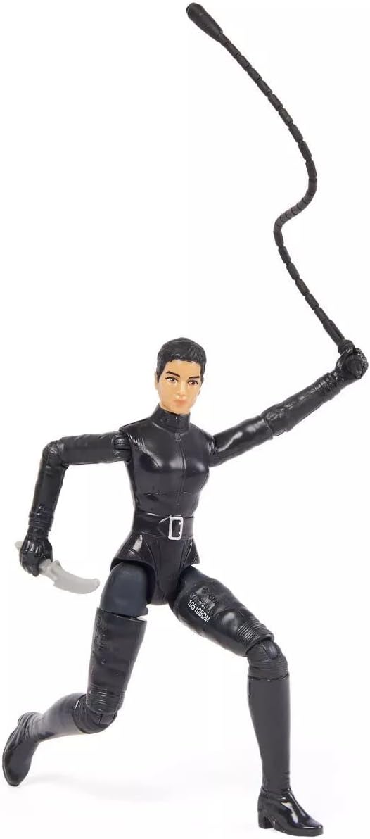 (Creased Pack) Spin Master DC The Batman Selina Kyle (Catwoman) 4-Inch Action Figure with 3 Accessories & Mystery Card