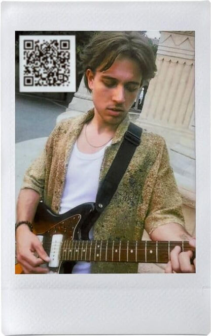 Fujifilm Instax Mini LiPlay+ Sand Beige Hybrid Instant Camera with Bluetooth & Sound Capture