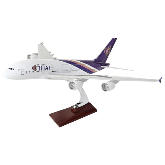 Diecast Aeroplane Display Display Model Aeroplane : A380 Thai Airlines 46 cm - Jaiman Toys