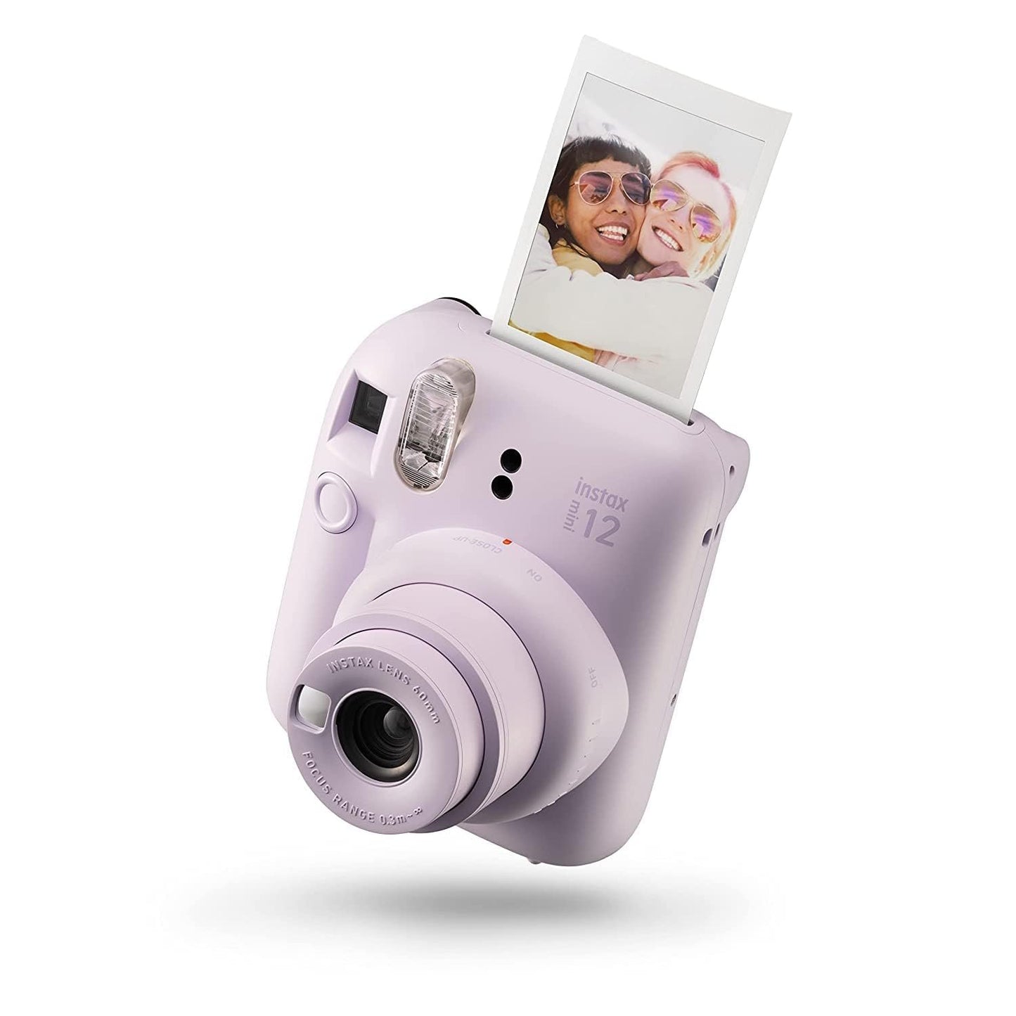 Fujifilm Instax Mini 12 Instant Camera + 10 Film Shots + Carrying Case - Lilac Purple, Mini 12