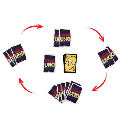 Mattel Games Liar’s UNO Card Game for Adults, Kids, Families, Parties & Game Nights, Travel Fun, Outwit Other Players with Bluffing & Trickery