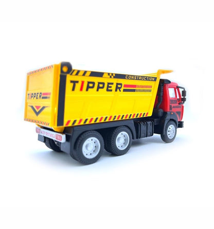 Centy Dig & Build Magna Truck Series Tipper Truck Pull Back Action Toy | Construction Dump Truck for Kids Age 3+ | Red Cab | BGX