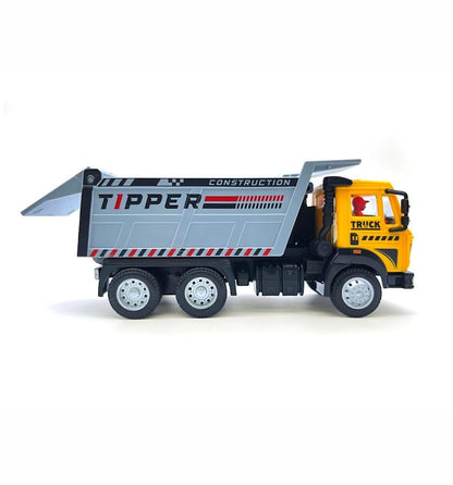 Centy Dig & Build Magna Truck Series Tipper Truck Pull Back Action Toy | Construction Dump Truck for Kids Age 3+ | Yellow Cab | BGX