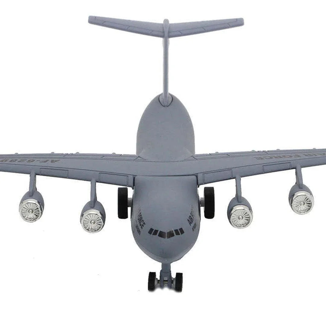 Airplane 1:400 Scale Twin-Engine Jet Fighter Model with Light & Sound – Premium Die-Cast Metal Collectible (F-16 Type) - Jaiman Toys