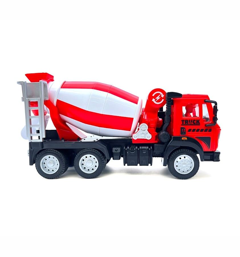 Centy Magna Concrete Mixer Pull Back Construction Toy Truck for 3Y+ Assorted Colours