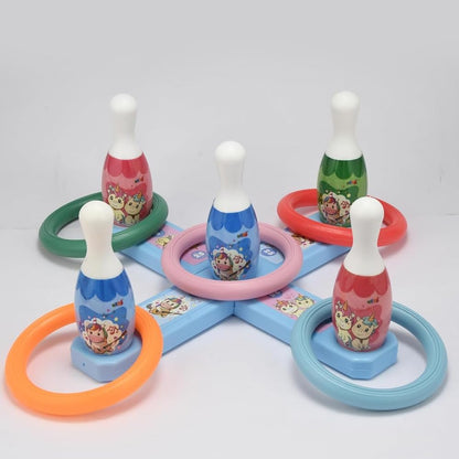 Kats from The House of Simarr | 2 in 1 Unicorn Bowling and Ring Toss for Kids Ages 5 and up