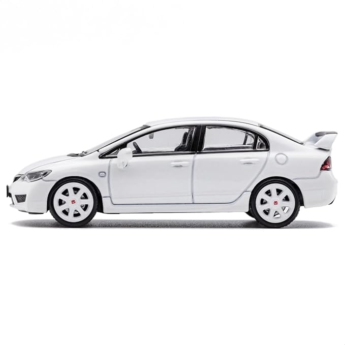DCT Models 1:64 Honda Civic Type R (FD2) 2007 White Diecast Model Car | Premium JDM Collectible Display Edition